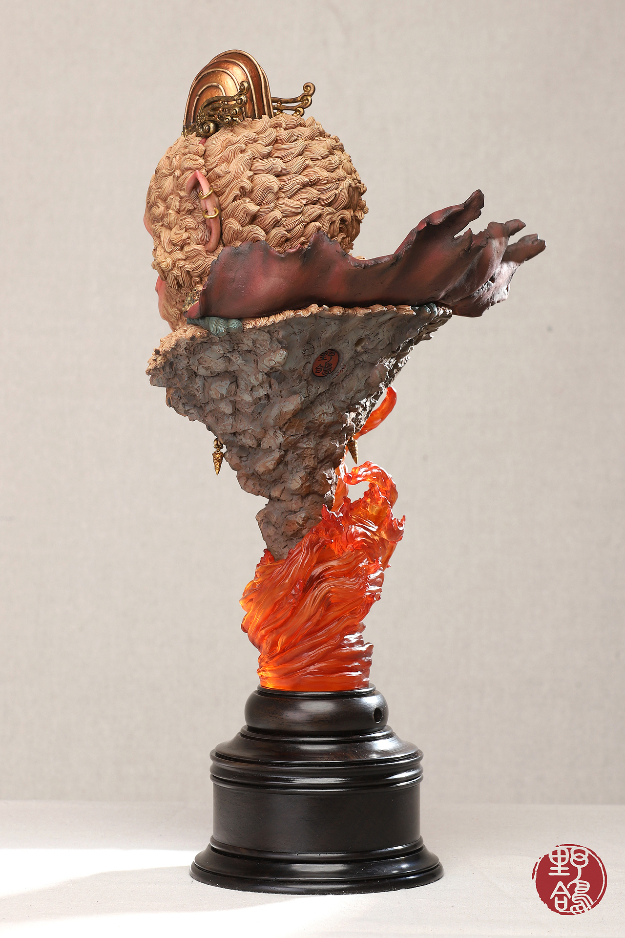 野鸽原创雕塑gk作品《浴火重生》（图ZMjU0NDY5NjQ4） - 手办/模玩 - 站酷设计师Im_野鸽原创素材 - 站酷ZCOOL