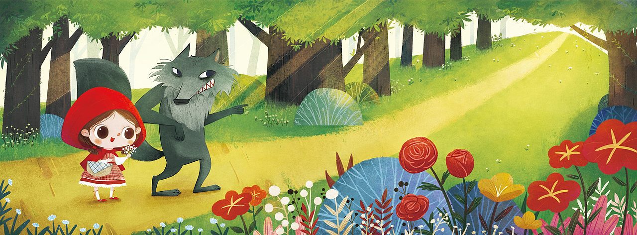 小红帽（图ZMzM4NzU1OTky） - 绘本 - 站酷设计师JIAZI_夹子原创素材 - 站酷ZCOOL