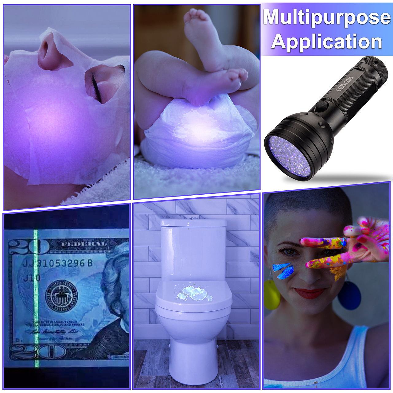 亚马逊-UV手电筒