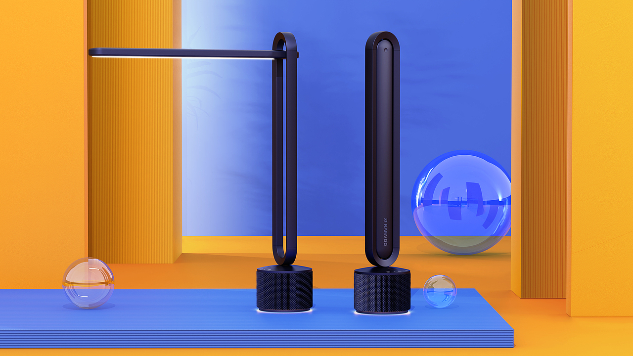 #WOW+无线蓝牙音箱台灯/AI语音台灯（图ZMzEzOTU1OTg4） - 电子产品 - 站酷设计师Jaikli原创素材 - 站酷ZCOOL