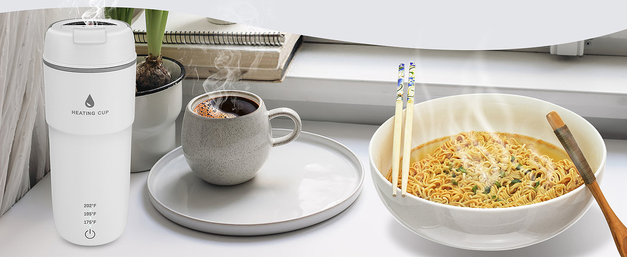 电动热水杯 亚马逊主图 A+