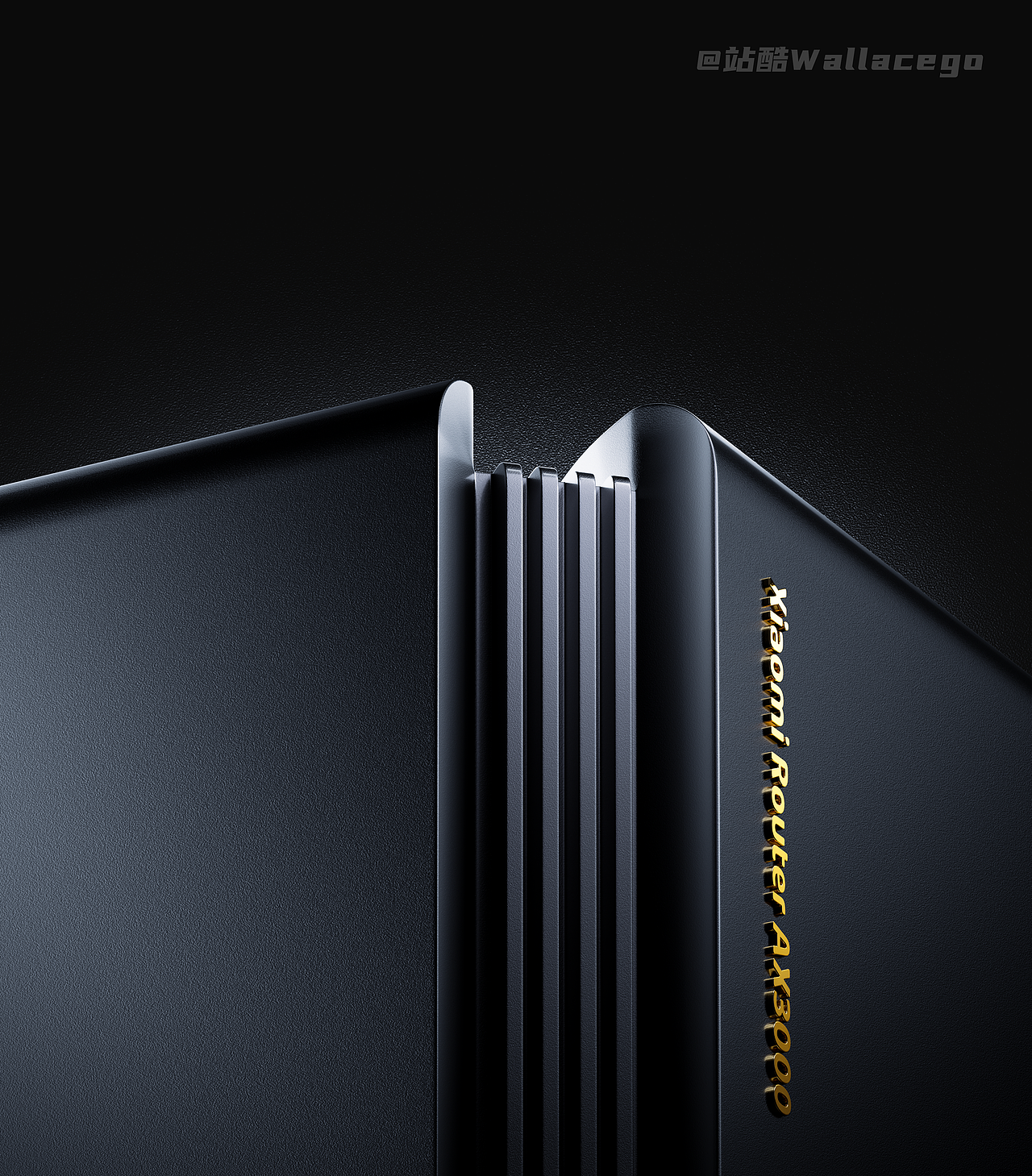 【数码3C】小米路由器AX3000 产品视觉概念设计（图ZMzY2ODgxNDE2） - 产品 - 站酷设计师Wallacego原创素材 - 站酷ZCOOL