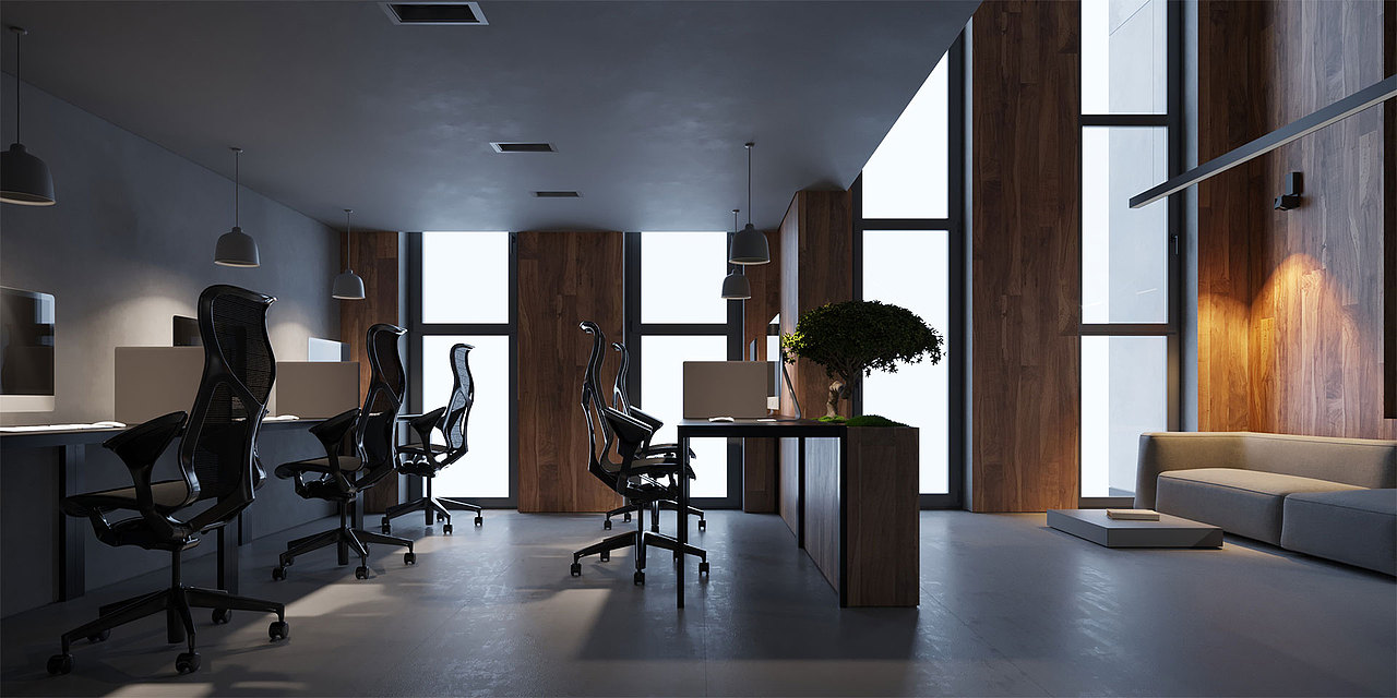 現代輕裝辦公室