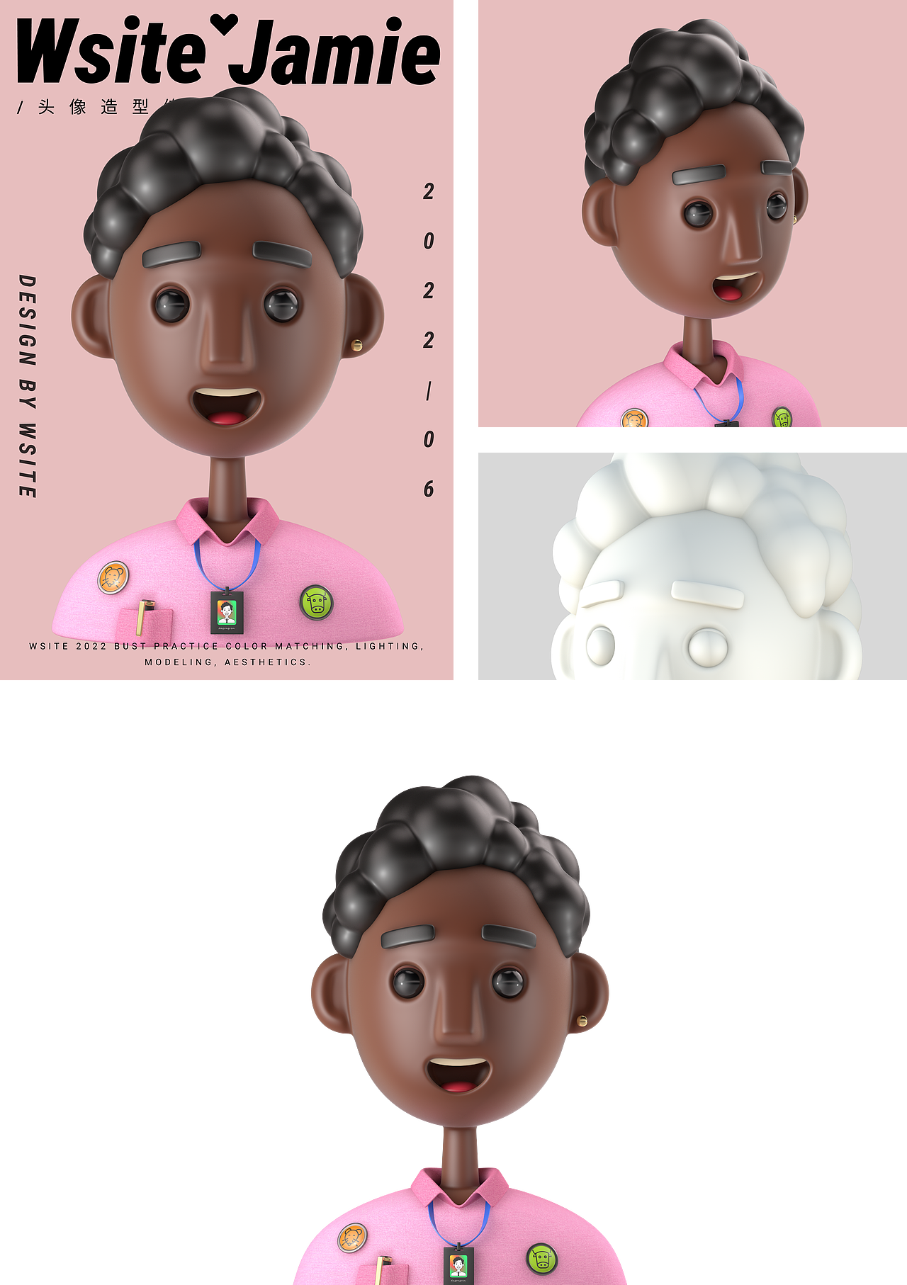 人物头像练习（图ZMzA2NTExMDYw） - 人物/生物 - 站酷设计师Wsite原创素材 - 站酷ZCOOL