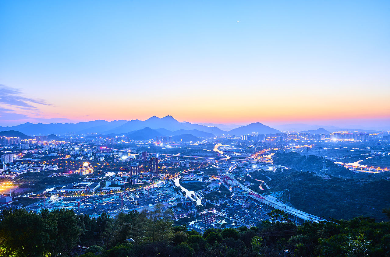 傍晚日落后的日转夜延时摄影（图ZMjk5OTkxMjIw） - 栏目片头 - 站酷设计师禹之66原创素材 - 站酷ZCOOL