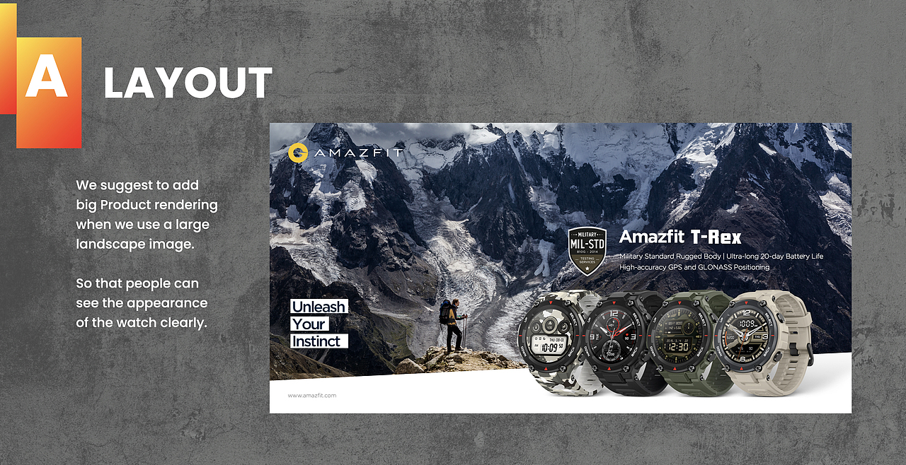 Amazfit T-Rex 2 智能手表产品视觉与视觉Guideline（图ZMzE2NzU0ODQ0） - 海报 - 站酷设计师OasisCreative原创素材 - 站酷ZCOOL