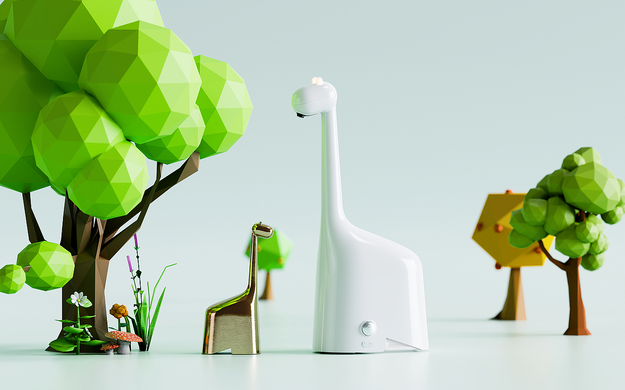 JOKOO | 福鹿洗手液机 Giraffe Soap Dispenser