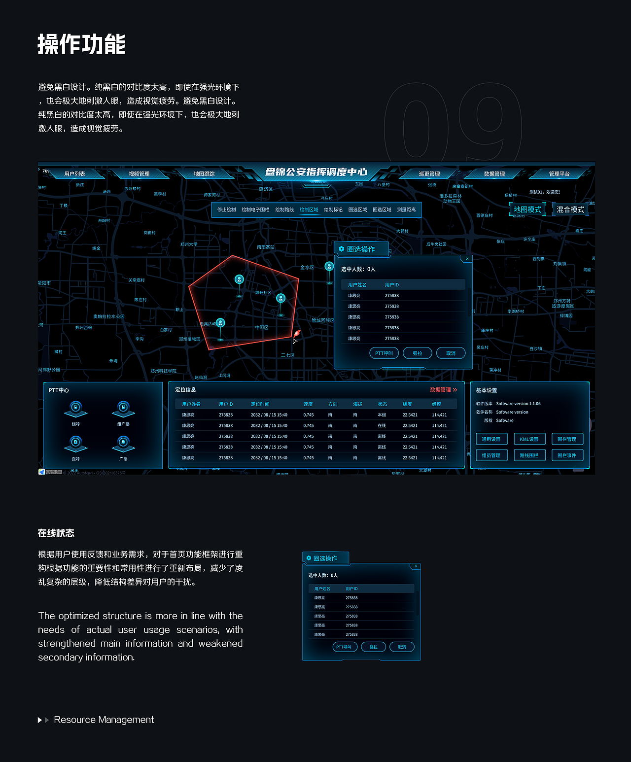 WEB端调度台 I 公网对讲指挥调度平台（图ZMzQ3MzQxODky） - 其他UI - 站酷设计师YFANS有范视觉原创素材 - 站酷ZCOOL
