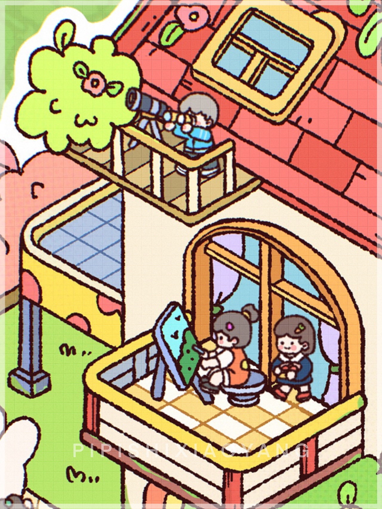 四季小屋场景合集（图ZMzUyODQwOTM2） - 创作习作 - 站酷设计师皮皮是小羊原创素材 - 站酷ZCOOL