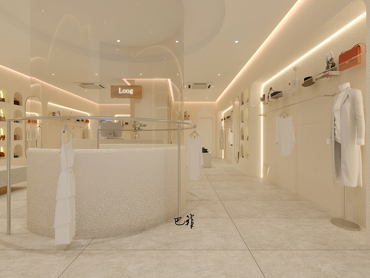 服装店|功能性辅以秩序感的室内布局