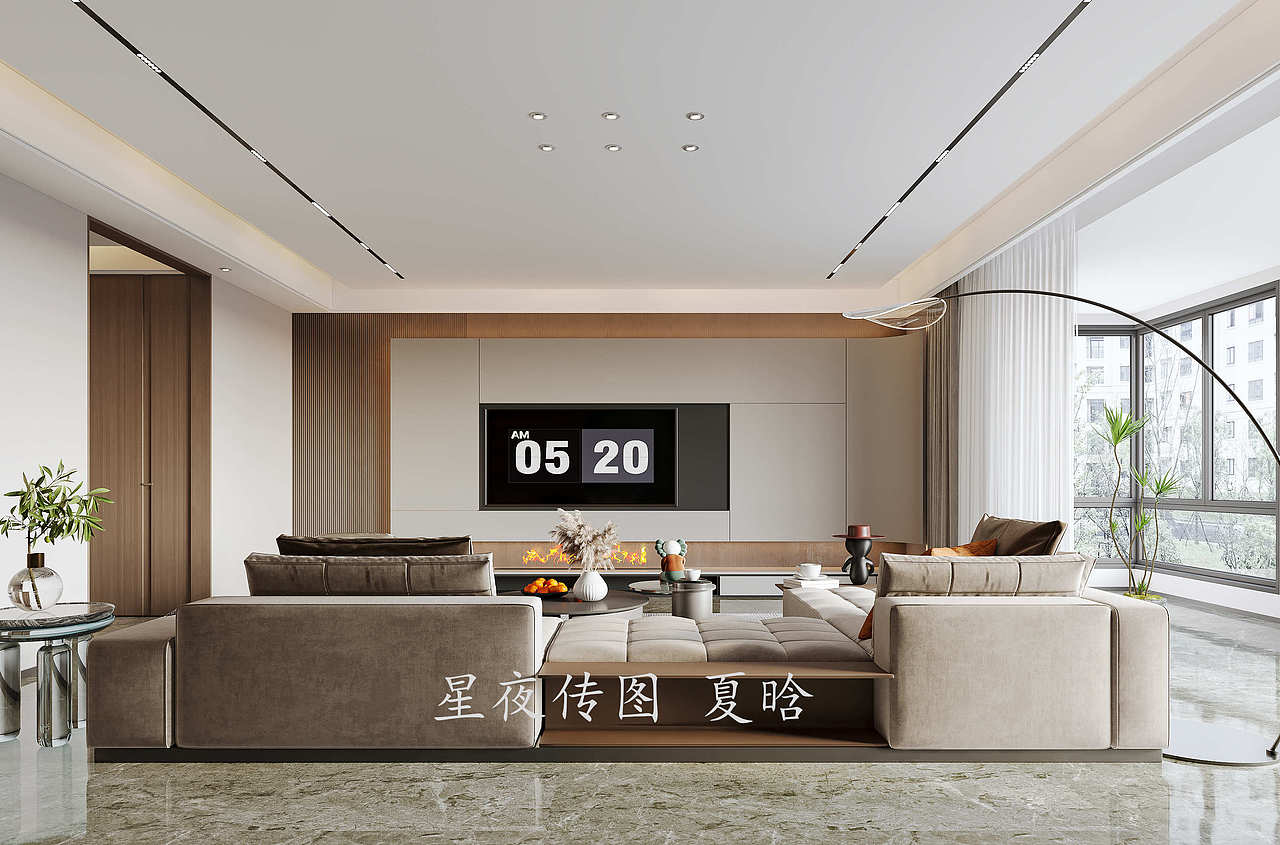 现代风格——恒大绿洲（图ZMzUxODk0Mzc2） - 家装设计 - 站酷设计师夏晗12原创素材 - 站酷ZCOOL