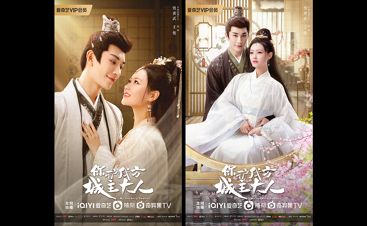 影视剧|网剧《保护我方城主大人》海报设计