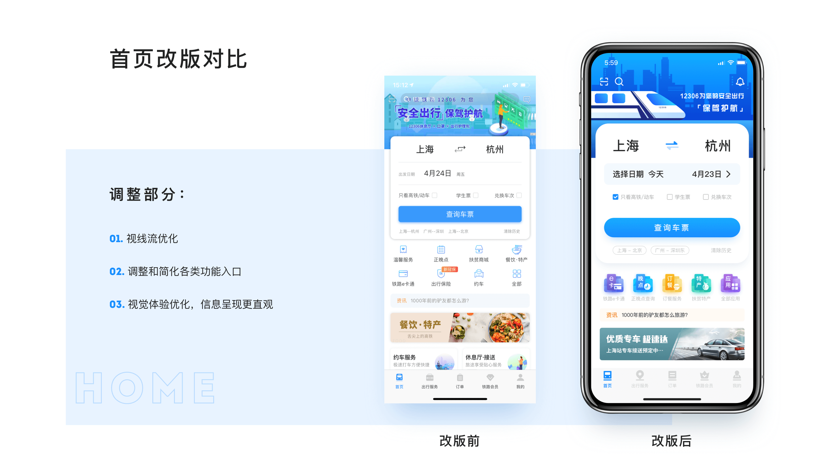 12306 APP改版练习
