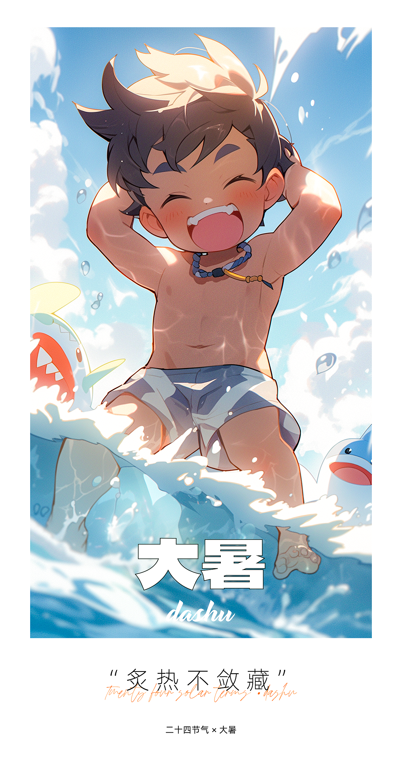 midjourney二十四节气插画