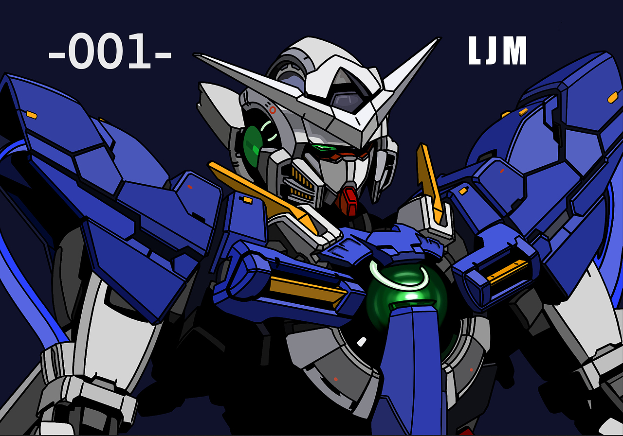 高达00 GUNDAM 原创（图ZMzM5NjI5MDUy） - 创作习作 - 站酷设计师LJM007原创素材 - 站酷ZCOOL