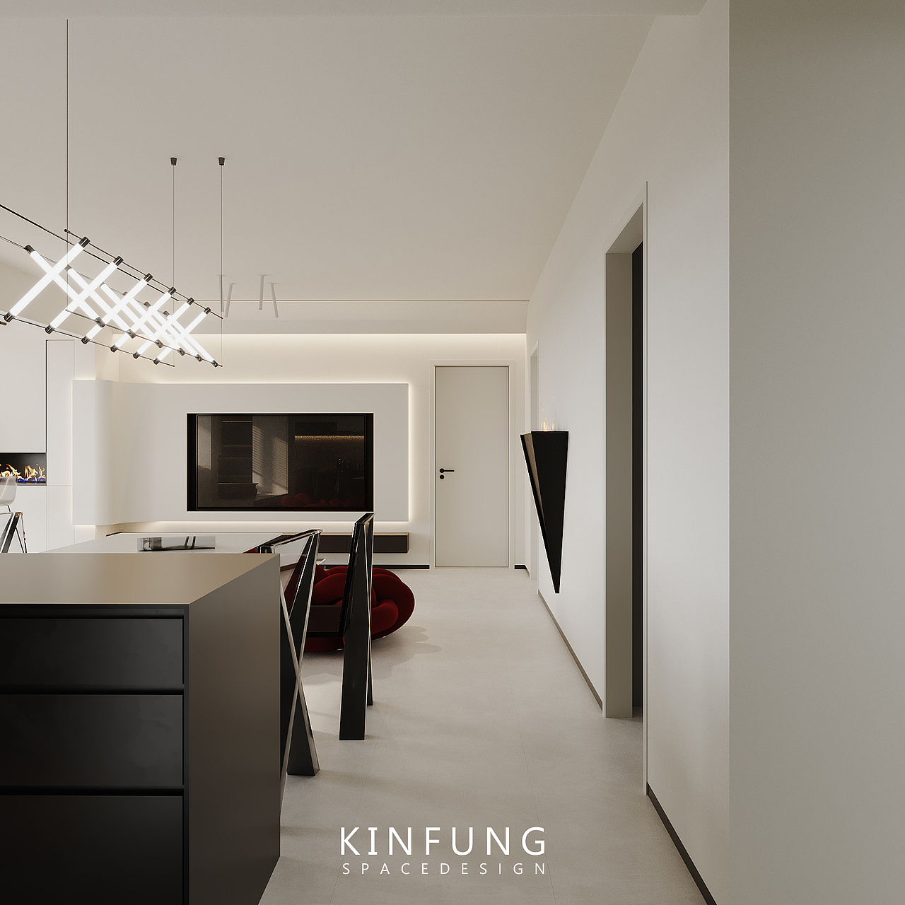 精装房改造 | 120m² 极简风 | 一个网红UP主的家（图ZMzM2MDk4MjQ4） - 家装设计 - 站酷设计师KINFUNG很好看原创素材 - 站酷ZCOOL