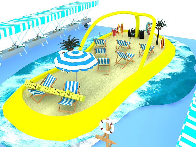 创意沙滩节集市