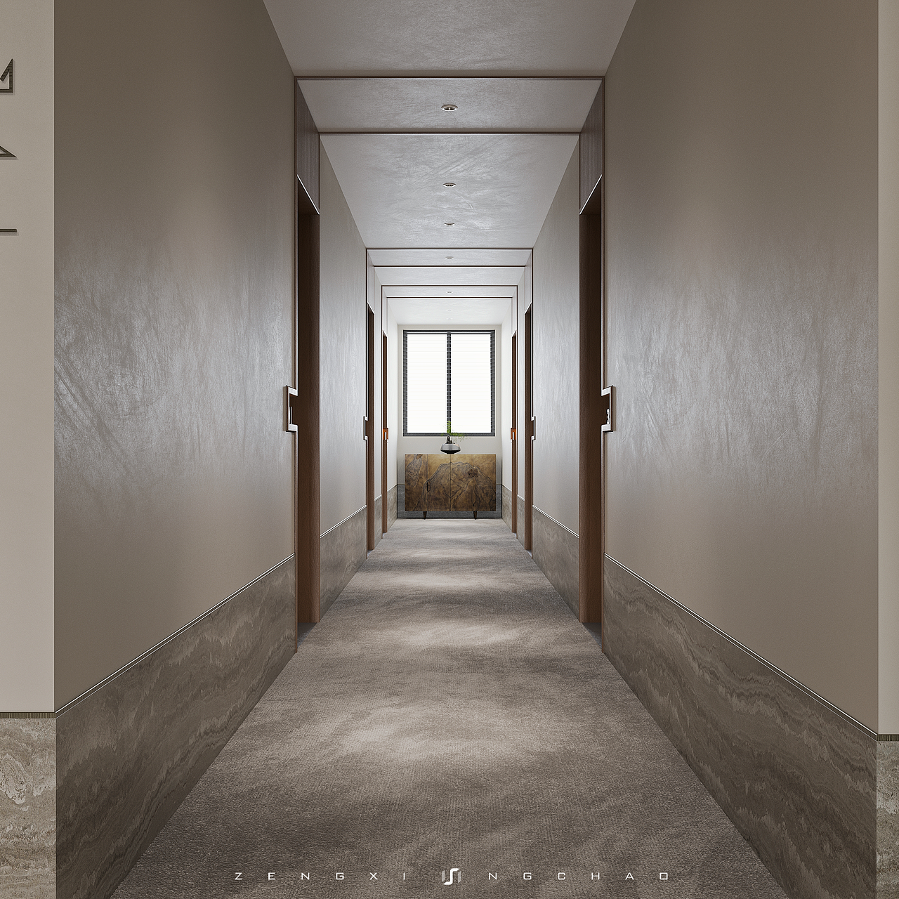 酒店过道（图ZMzE5MDI4NjAw） - 家装设计 - 站酷设计师曾星超原创素材 - 站酷ZCOOL