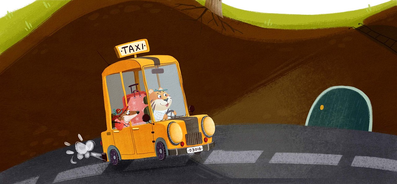 虎年-打工人的一天（圖ZMzE5NTU1MjQ0） - 繪本 - 站酷設(shè)計師爬行的胖鳥兒原創(chuàng)素材 - 站酷ZCOOL