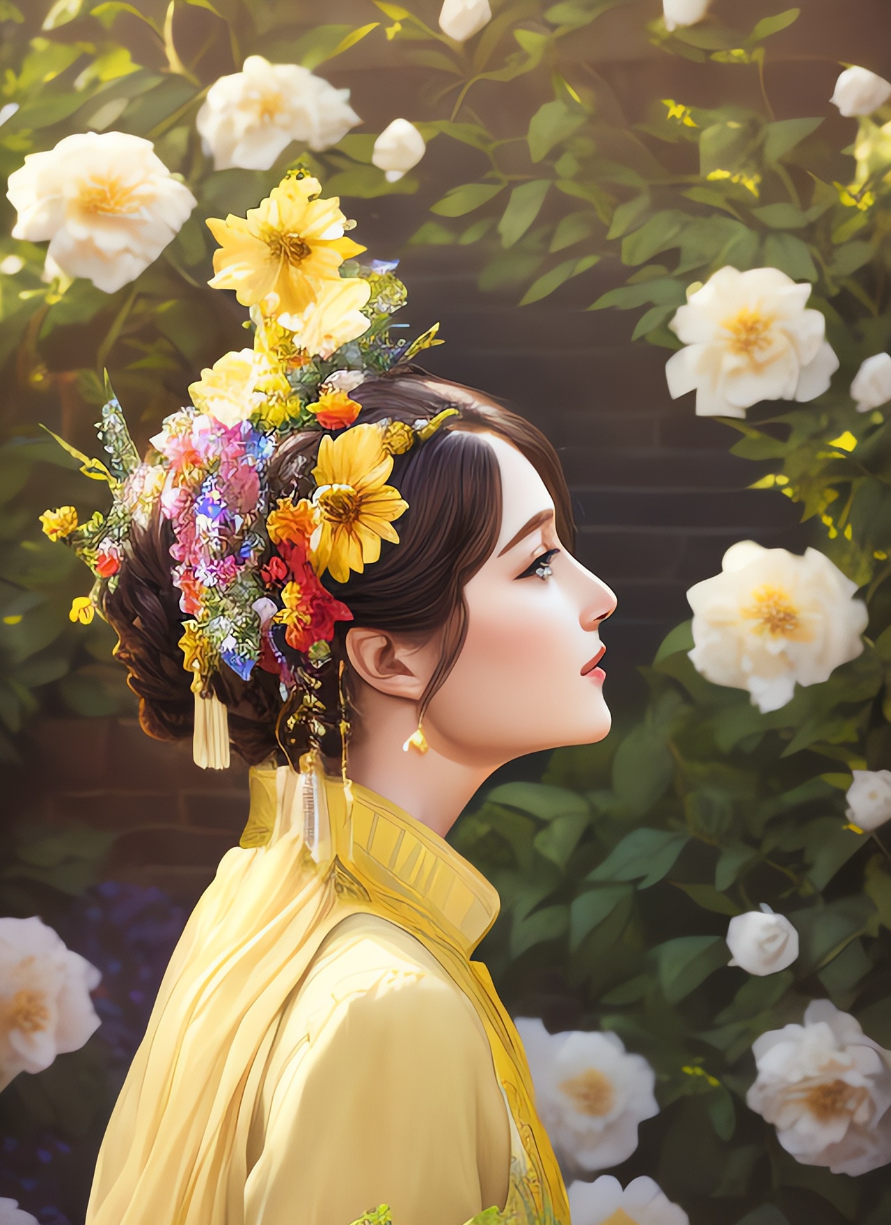 蟳埔女和簪花围（图ZMzM3NTQxNTM2） - AI作品 - 站酷设计师博驾设计原创素材 - 站酷ZCOOL