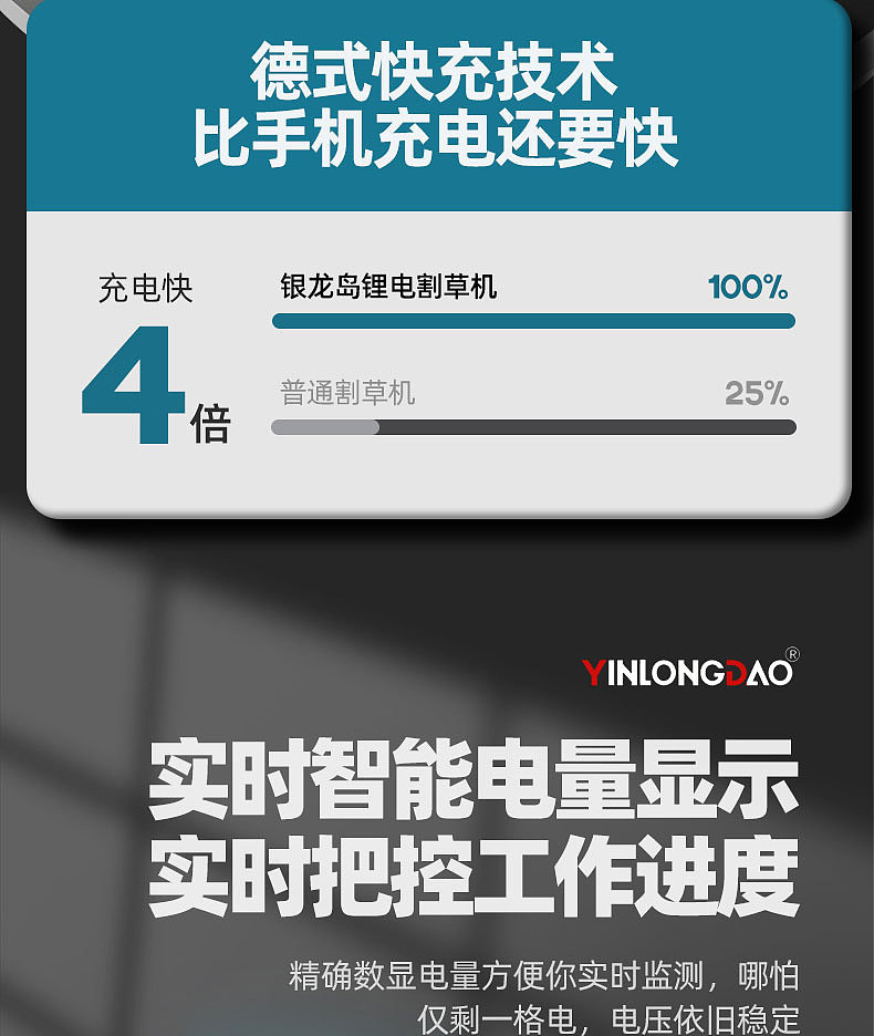 锂电割草机建模渲染详情设计