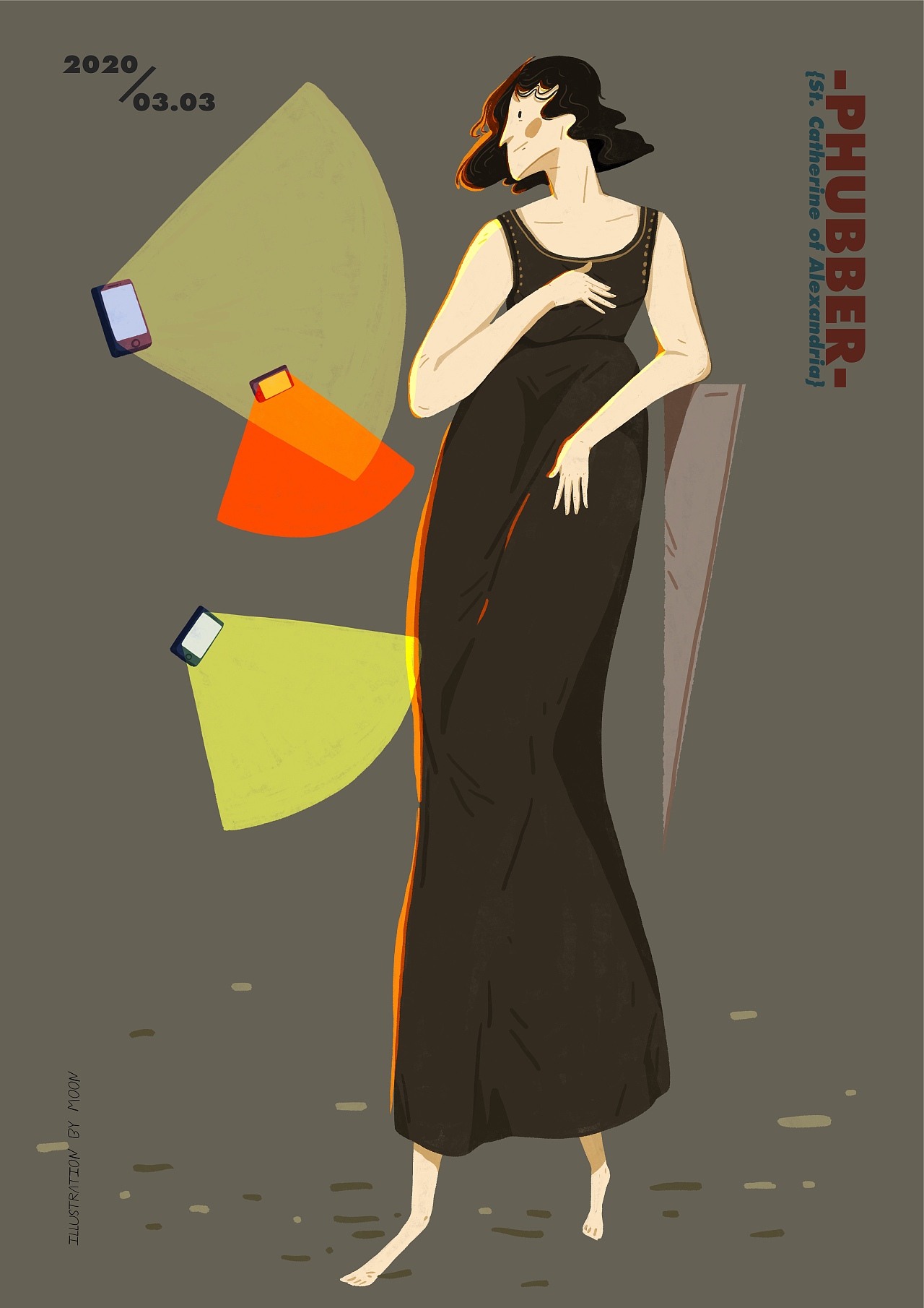 月亮Jiamino--“74天”之系列一（图ZMzE0NDYyNDAw） - 艺术插画 - 站酷设计师木丁插画工作室原创素材 - 站酷ZCOOL