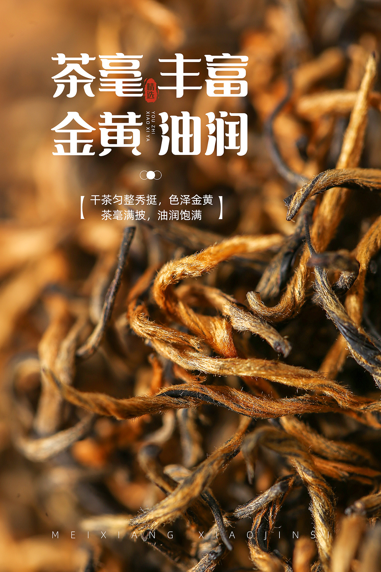 茶叶摄影(玫香小金丝)