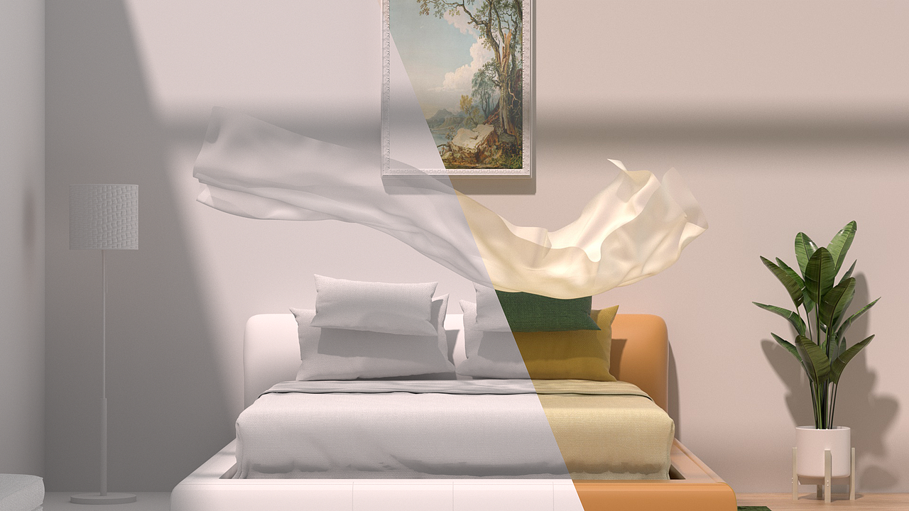 C4D家具布料动画 | 个人练习（图ZMzI1MTE3NTMy） - 建筑/空间 - 站酷设计师A不尔原创素材 - 站酷ZCOOL