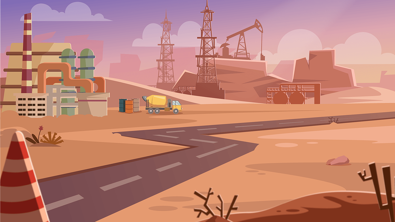 矢量动画场景(卡通插画)