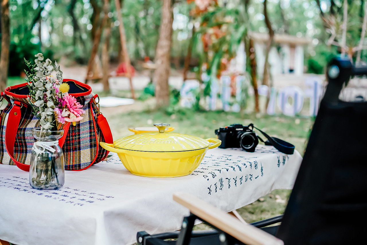 海鲜大锅 / 铸铁珐琅 / 户外煮茶