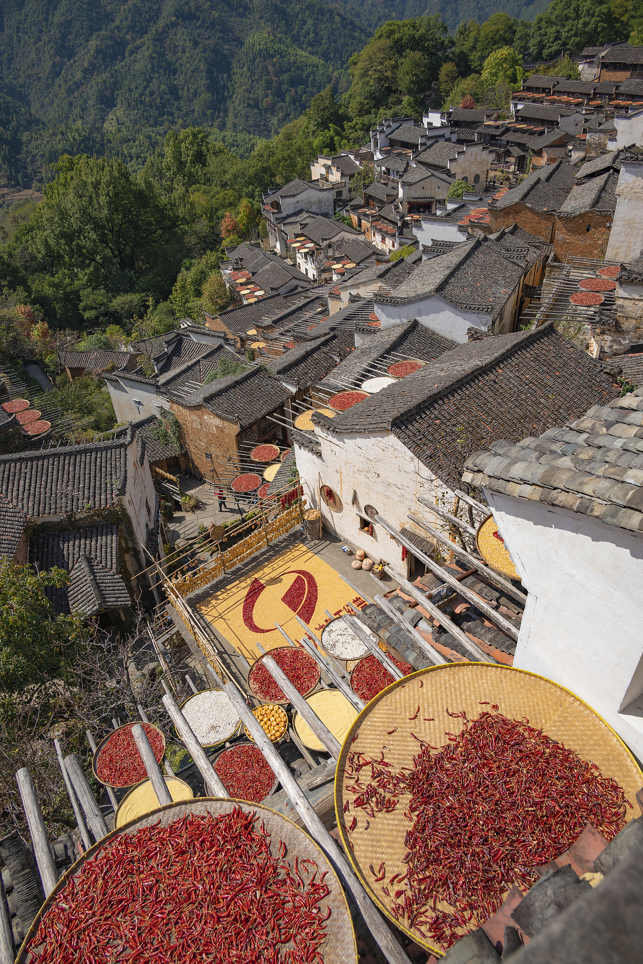 一个人的旅行-婺源篁岭（图ZMzIwNDU1ODcy） - 风光摄影 - 站酷设计师文艺田原创素材 - 站酷ZCOOL