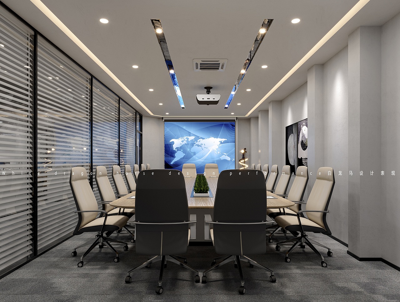 办公室——白龙马效果图
