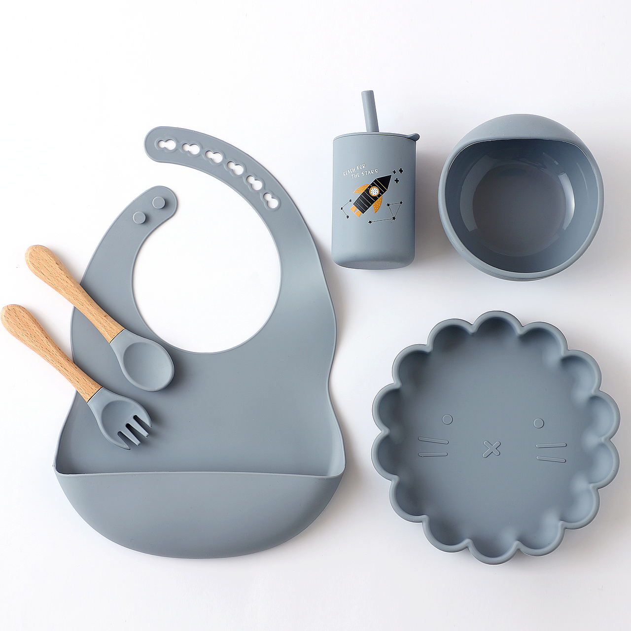 婴童硅胶餐具の日用百货拍摄