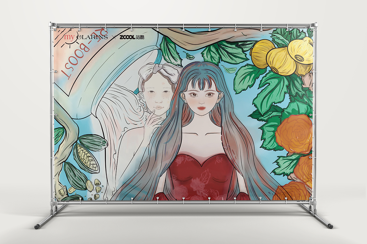 #my CLARINS 寻找天然好食肌#-我（图ZMjk4Nzk1Nzg0） - 海报 - 站酷设计师c迟迟原创素材 - 站酷ZCOOL