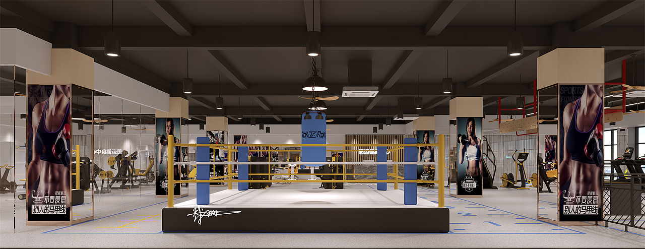 健身房设计||生命不息，运动不止