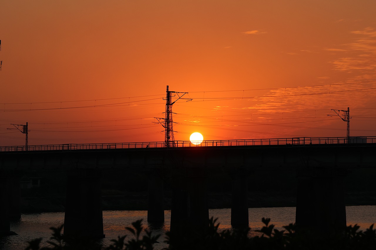 日落 夕阳