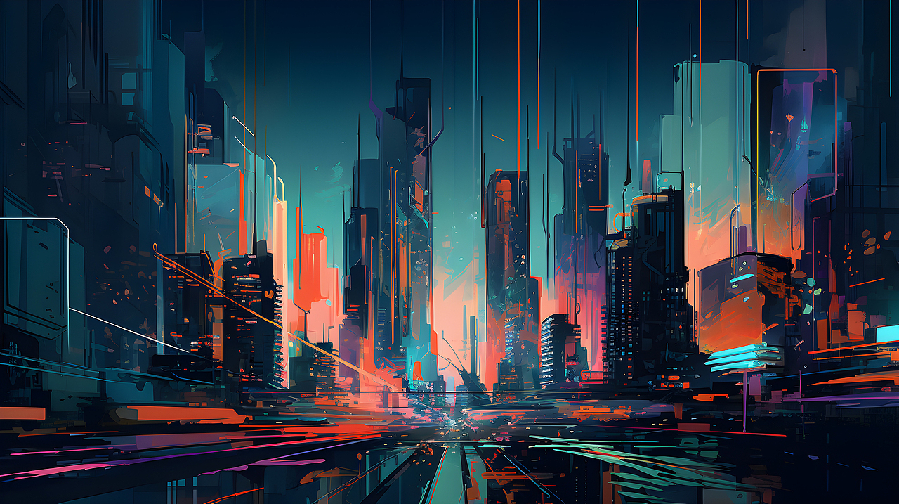 賽博朋克風(fēng)格未來之城（圖ZMzM4NzQ4NDY0） - 概念設(shè)定 - 站酷設(shè)計(jì)師Cain_啟寒原創(chuàng)素材 - 站酷ZCOOL