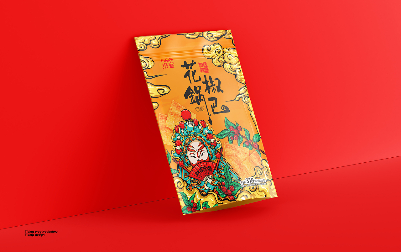 壹鼎视觉工厂:花椒锅巴包装设计