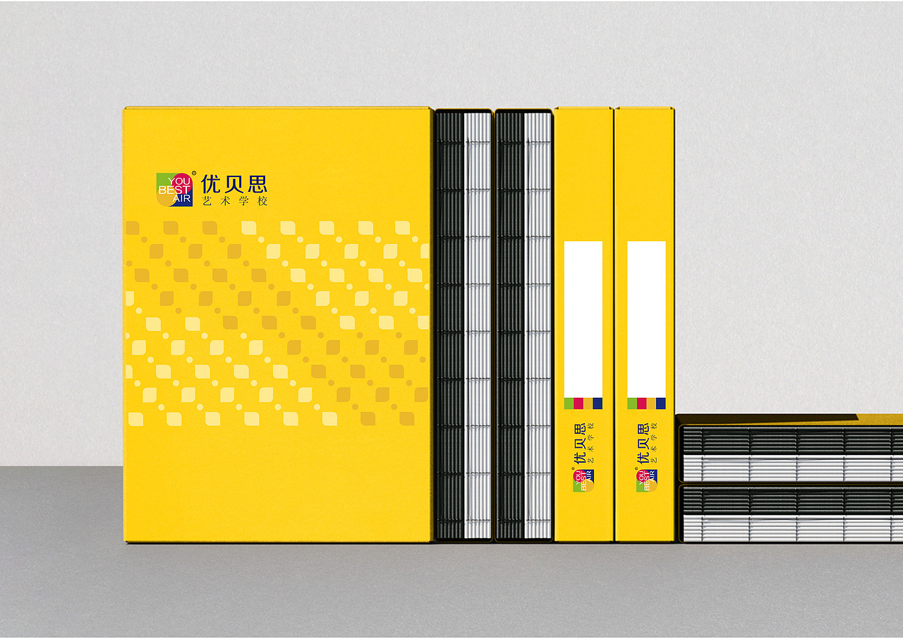 教育类品牌logo设计|优贝思艺术学校logo及vi设计应用