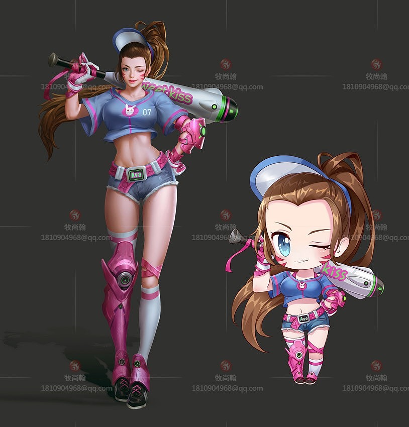 MSH二次元角色原画