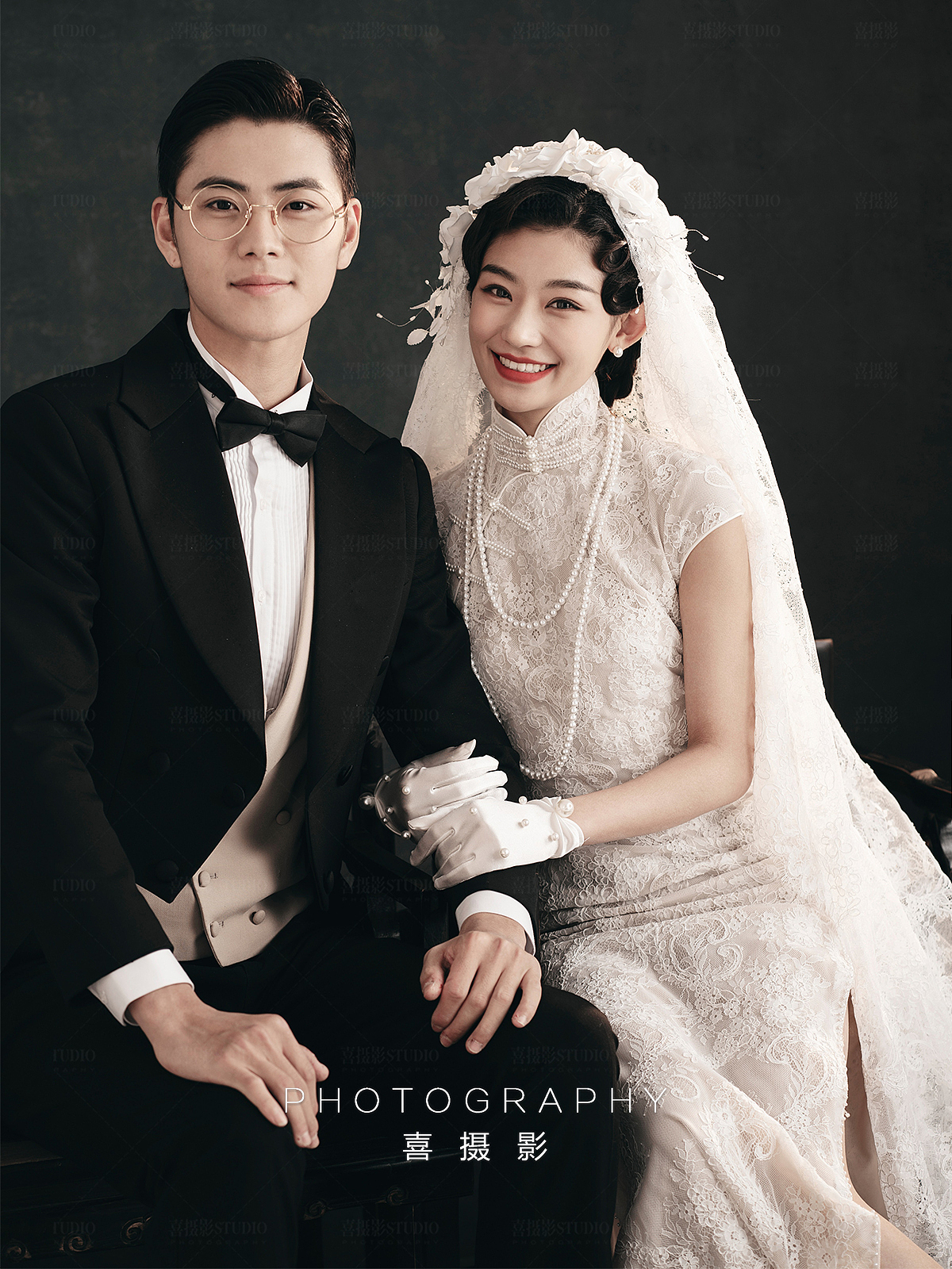 婆婆指定要拍的复古婚纱照，也太太太好看了叭~（图ZMzE2MzU2MDI4） - 婚礼摄影 - 站酷设计师遇见YUJIAN原创素材 - 站酷ZCOOL