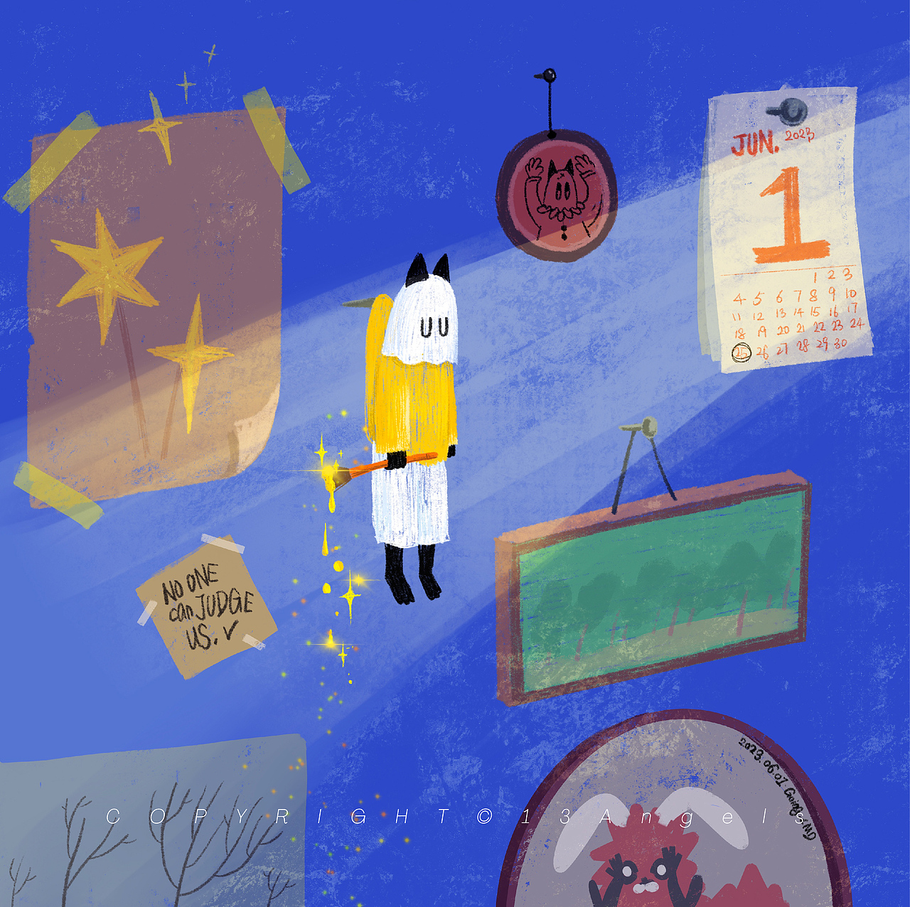 一些可爱的时间-插画记录