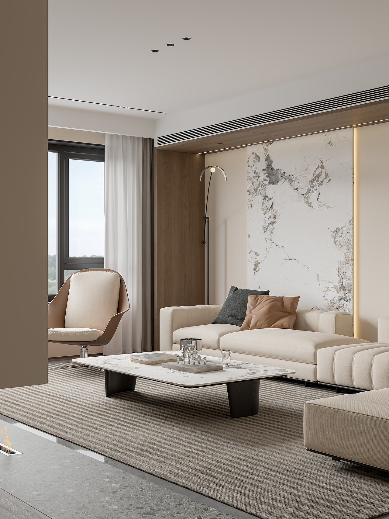 现代简约客餐厅