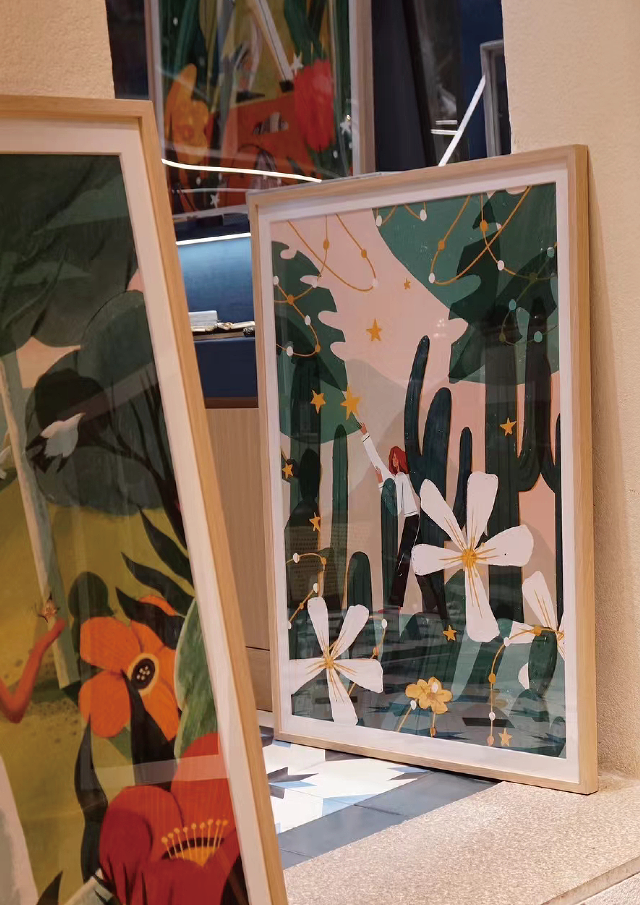 万物生长——我的个人线下插画展（图ZMzUxMjE1NjUy） - 艺术插画 - 站酷设计师业余的Sylvia原创素材 - 站酷ZCOOL