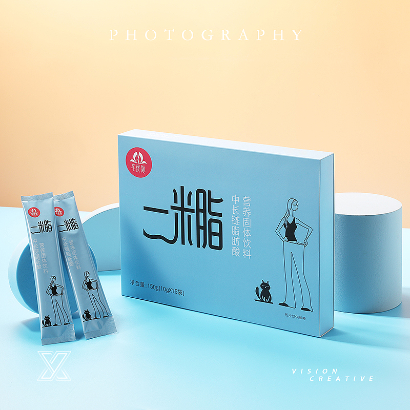 一米脂固体减肥饮料拍摄案例