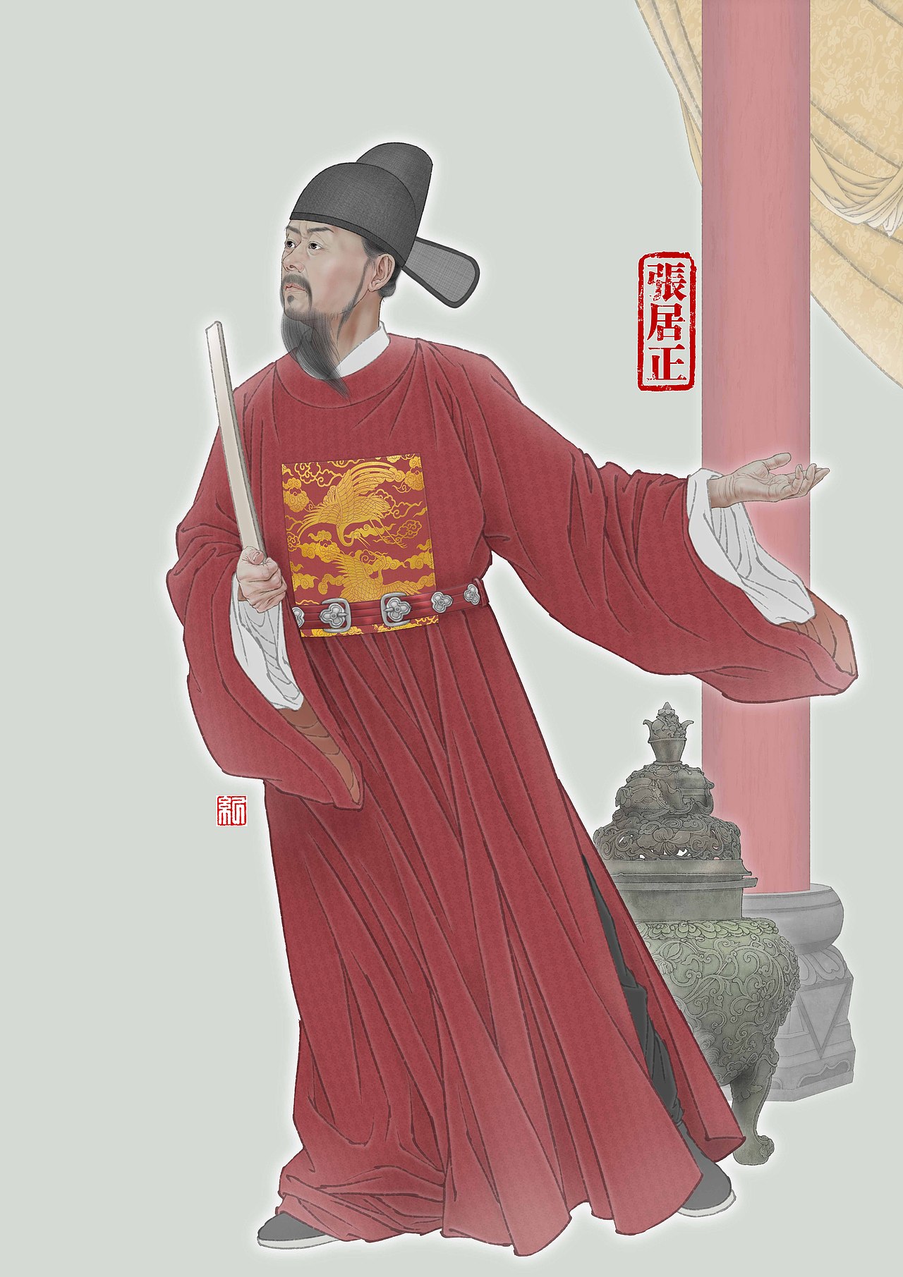 纪保超书籍封面插画设计——【中华先贤人物故事汇】