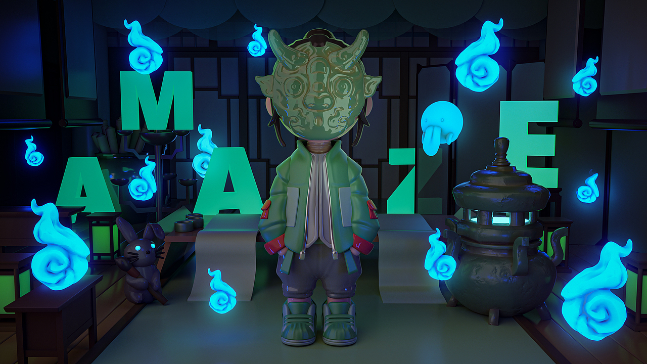 原创潮玩IP《众生相》/黑兔