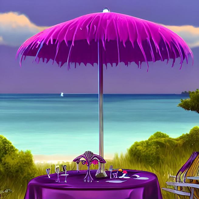 色彩绚丽的场景