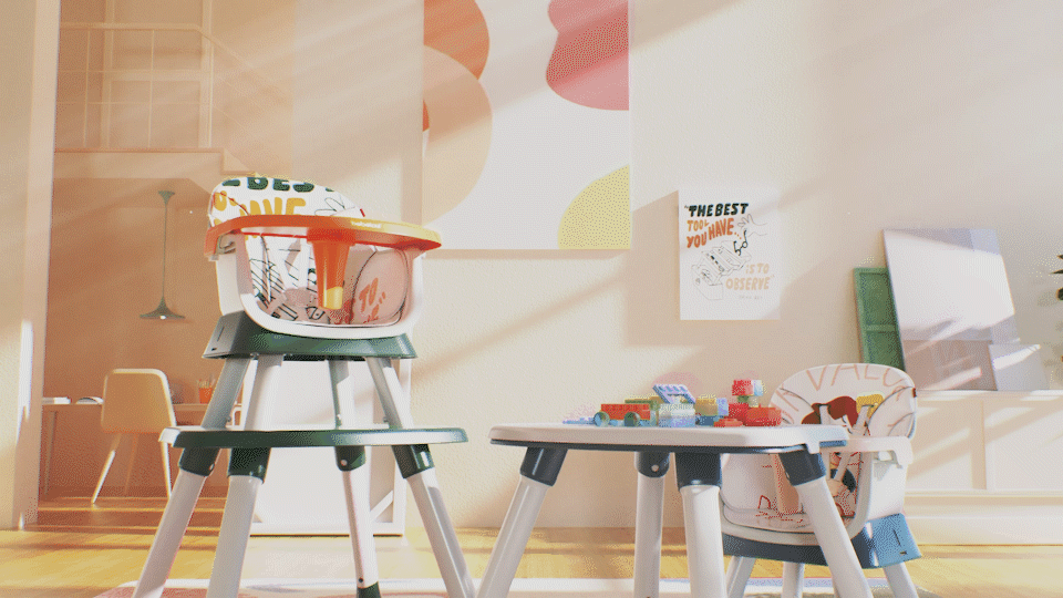 Bebetour 多功能餐椅产品视频