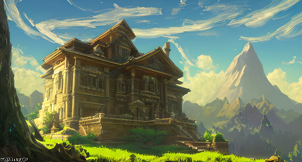 AI绘图-漫画场景/风景（图ZMzE3NjUwNTM2） - AI作品 - 站酷设计师evey_Chen原创素材 - 站酷ZCOOL